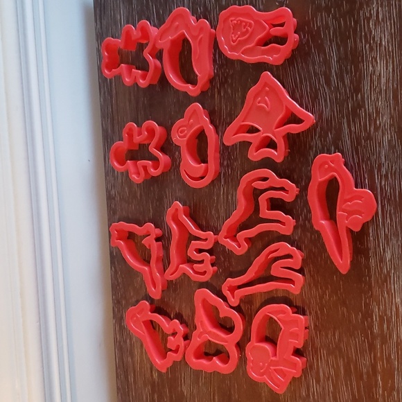 💖Host Pick💖Vintage! 14 Animal Plastic Cookie Cutters - Picture 6 of 12